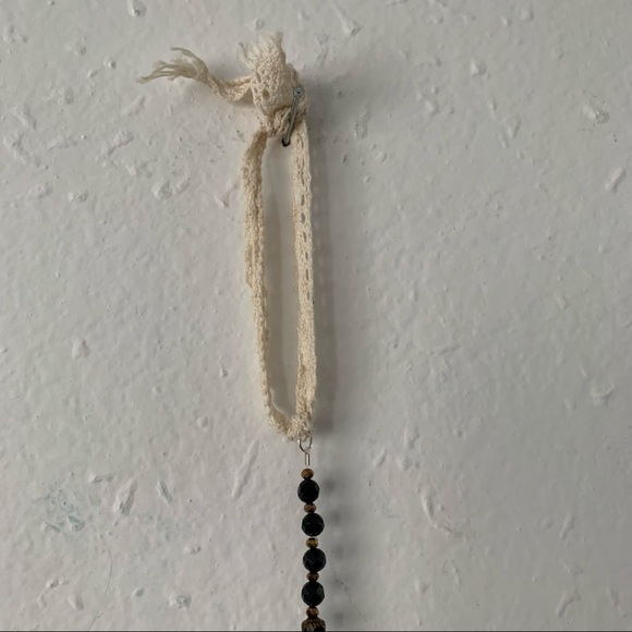 Vintage Crystal Hanging Drop w Bead Wall / Car - Picture 7 of 16